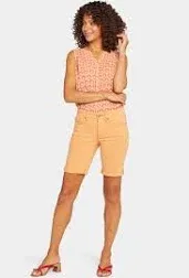 NYDJ Ella Scallop Hem Bermuda Shorts