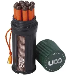 UCO Titan Stormproof Match Kit with Waterproof Case &amp; Multi-tool Carabiner