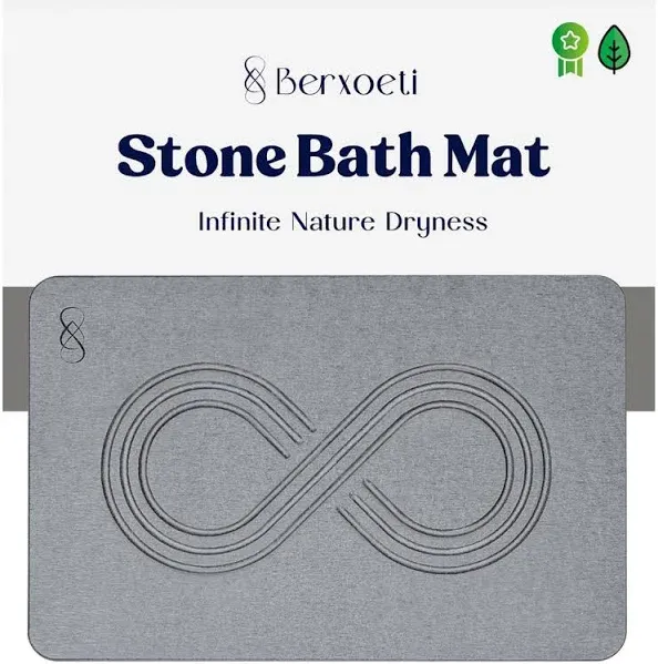 BERXOETI Stone Bath Mat