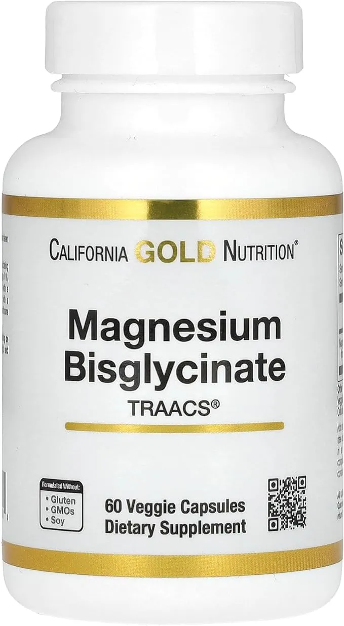 Magnesium Bisglycinate, High Absorption Albion Minerals, 60 Veggie Capsules