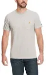 Carhartt Men's Force Relaxed Fit Midweight Short-Sleeve Pocket T-Shirt - Dew Drop