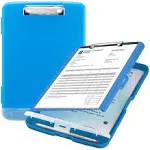 Sooez Clipboard with Storage, High Capacity Nursing Clipboards with Pen Holder, Heavy Duty Plastic Storage Clipboard with Low Profile Clip, Clipboard