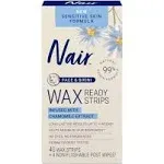 Nair Face & Bikini Wax Ready Strips