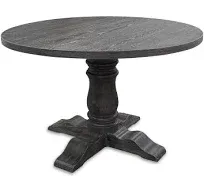 Best Master Selena Solid Wood Dining Table in Weathered