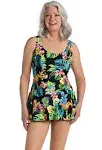 Maxine Women's Oahu Oasis Princess Seam Swim Dress