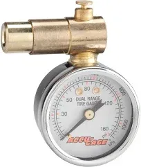 Meiser Schrader Valve Dial Gauge with Pressure Relief - max 160psi