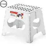 Folding Step Stool for Adults and Kids 11 Height Lightweight Plastic Stepping St