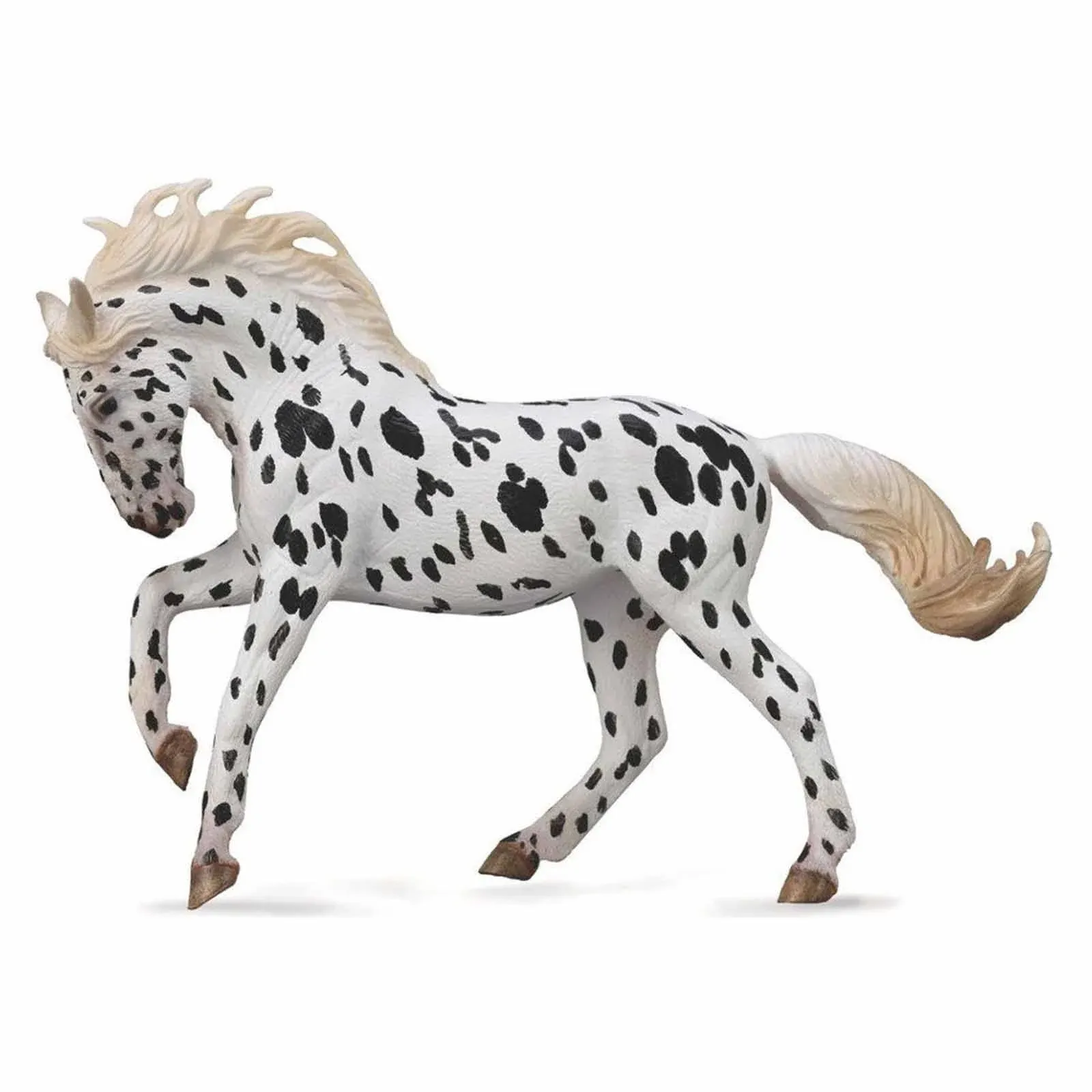 CollectA Horse Life Knabstrupper Black Leopard Mare Toy Figure