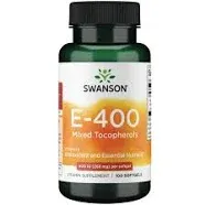 Swanson E-400 Mixed Tocopherols Vitamin