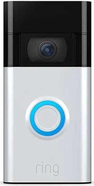 Ring Satin Nickel Video Doorbell (2020 Release)