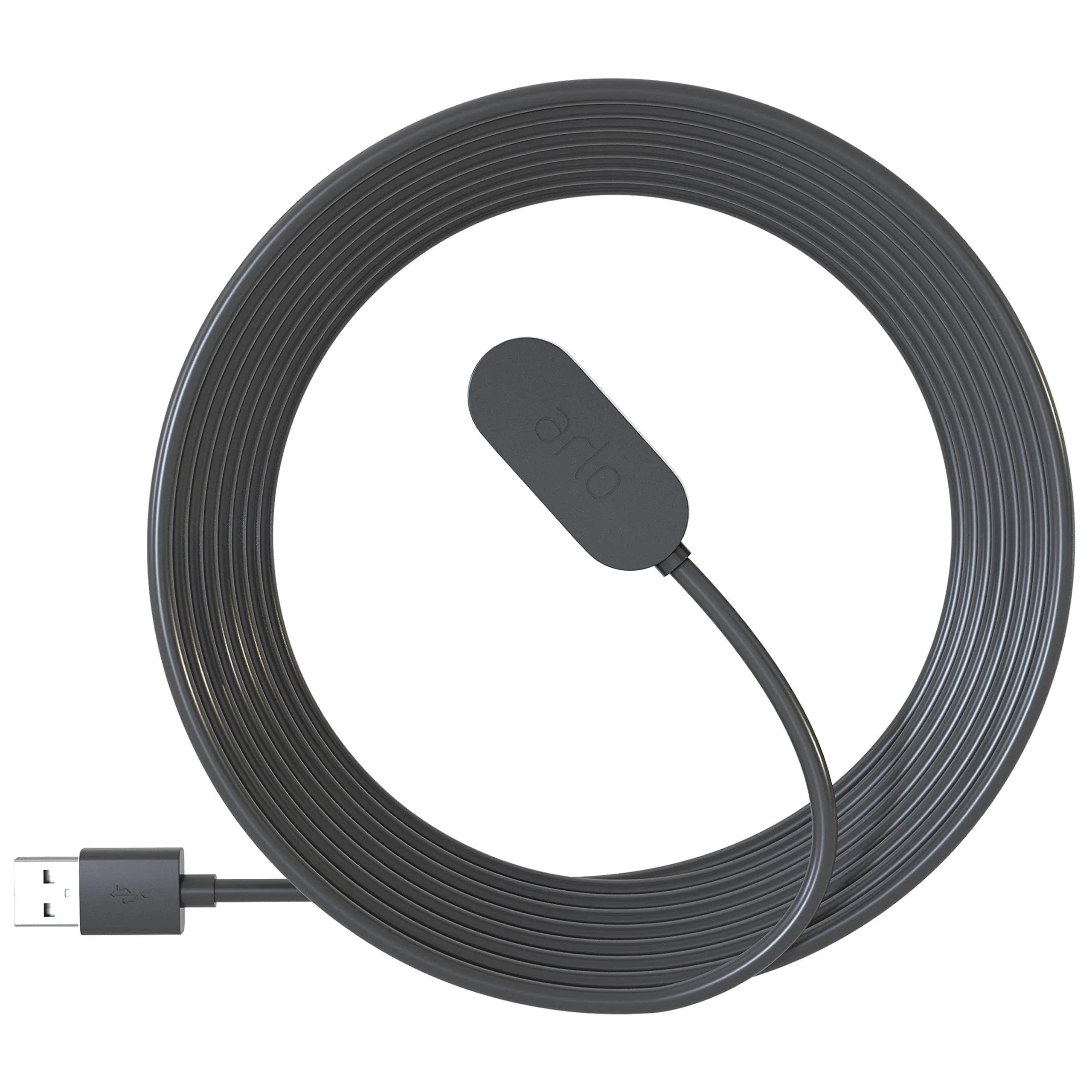 Arlo VMA5001C-100NAS Ultra & Pro 3 8 ft. Indoor Magnetic Charging Cable - Black