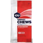 GU Energy Chews Box of 12 Strawberry