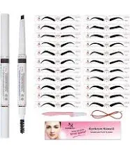 Eyebrow Stencils & Eyebrow Pencil 30 Eyebrow Shaper Kit