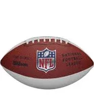 Football Wilson 3 White Panel NFL The Duke.