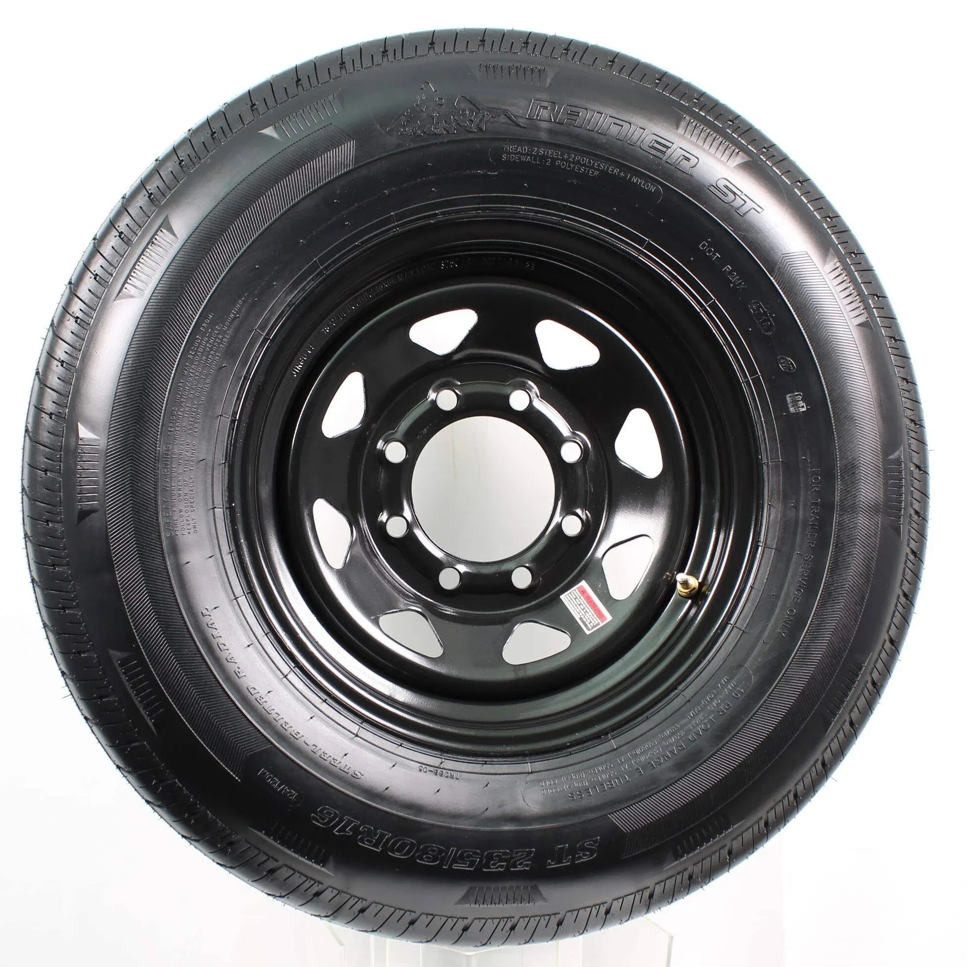 Rainier Trailer Tire and Rim ST235/80R16