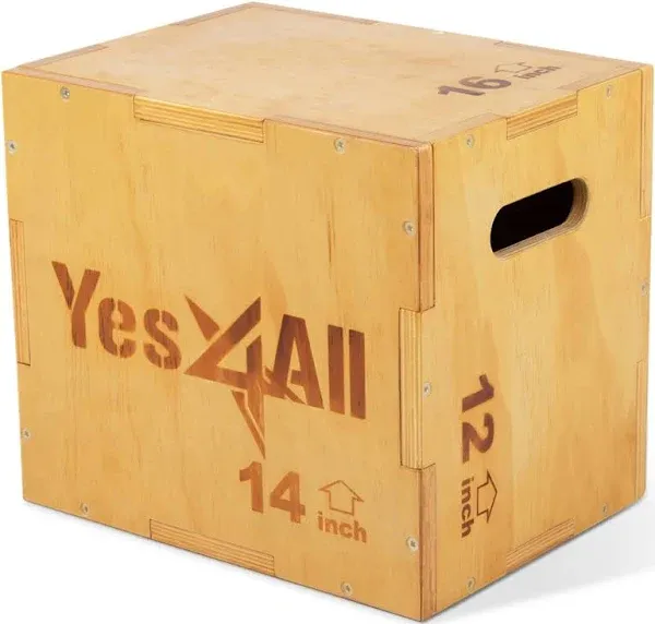 Yes4All Wooden Plyo Box