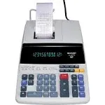 Sharp EL1197PIII Two-Color Printing Desktop Calculator Black/Red Print 4.5