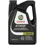 Castrol 03081 Edge 10W-30 Synthetic Motor Oil - 5 qt jug