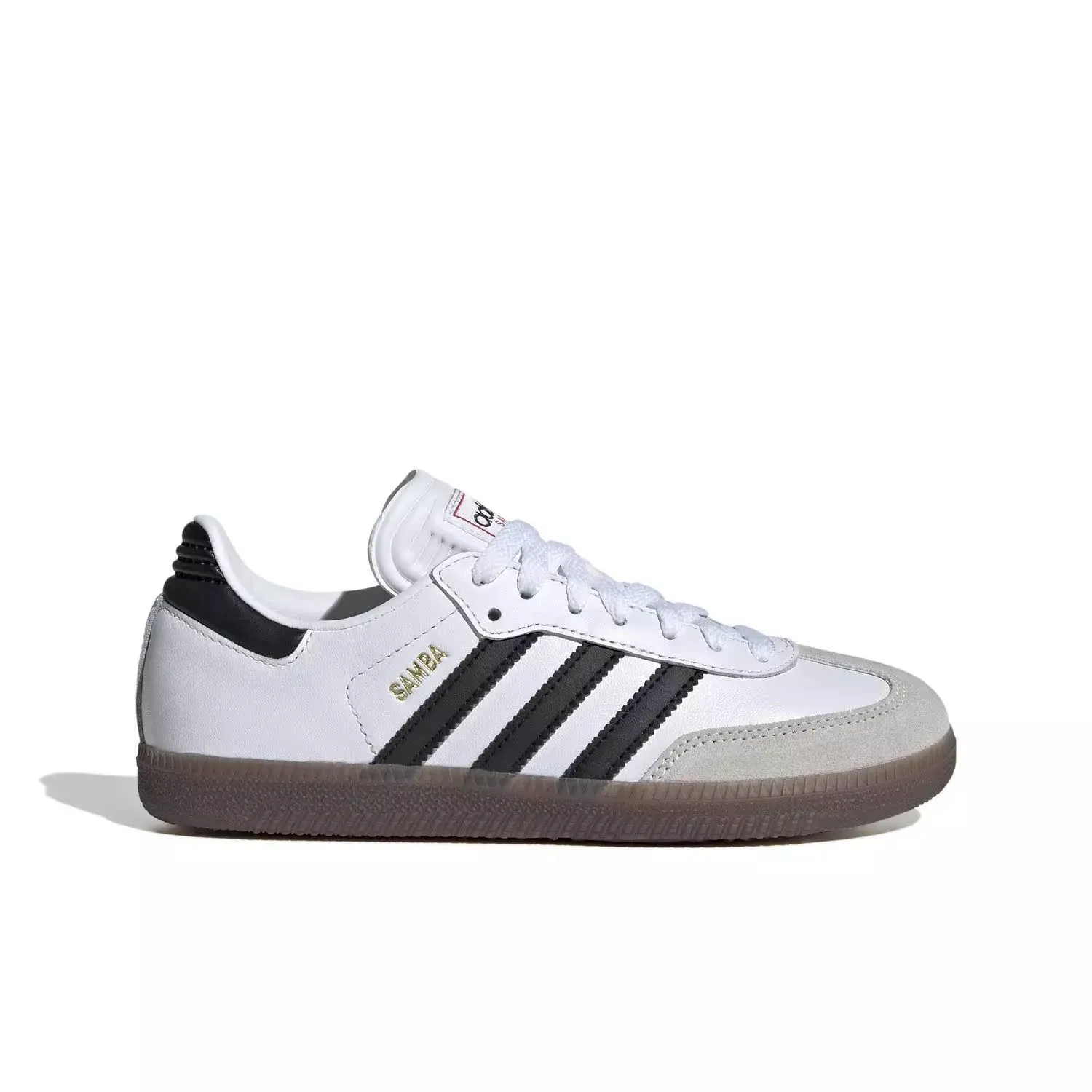 Adidas Kids' Samba Indoor Soccer Shoes, White