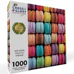 Cross & Glory - Macaron Palette Parade - 1000 Piece Jigsaw Puzzle for Adults | Vibrant Colors | Satin Finish for Less Glare | 20x27 Inches