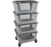 Ggbin 4-Tier Storage Basket Cart