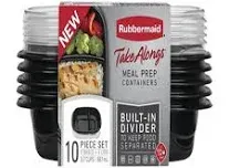 TakeAlongs Meal Prep Containers, 5-Pack