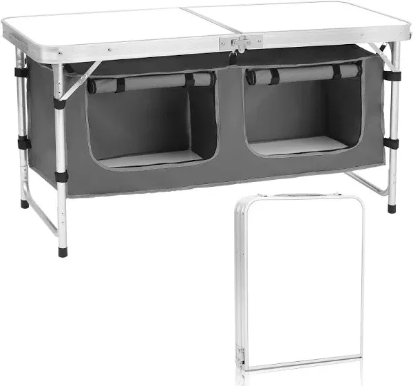 Camp Field Camping Folding Aluminum Table