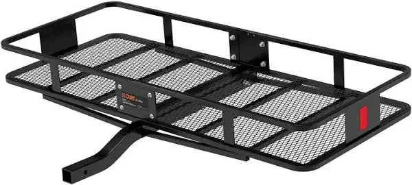 Curt 60in x 24in Basket-Style Rear Cargo Carrier (Fixed 2&#034; Shank) 18152