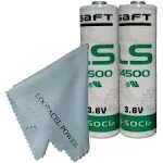 Saft AA 3.6V 2400mAh Lithium Batteries