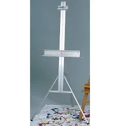 VINTAGE RETRO Stanrite EASEL floor ALUMINUM STUDIO painting art Made in USA