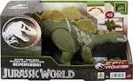 Mattel Jurassic World Wild Roar Dinosaur Toy with Sound & Attack Move, Hesperosaurus Posable Action Figure Includes Digital Play, 11 inches Long