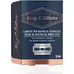 Gillette King Double Edge Razor Blades 10 Units