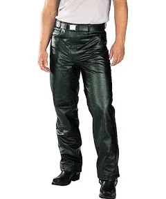 Xelement Men's B7400 Classic Fitted Leather Pants