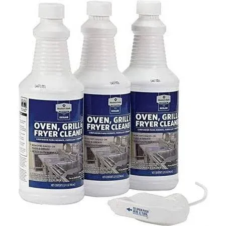 3 Pack Nestiva Grill, Oven and Fryer Cleaner 32 oz Comes with A Nestiva Sink Strainer.