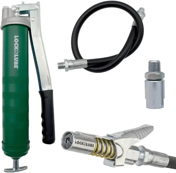 LockNLube Lever Grip Grease Gun