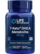 7-Keto® DHEA Metabolite 100 mg - 60 Vegetarian Capsules