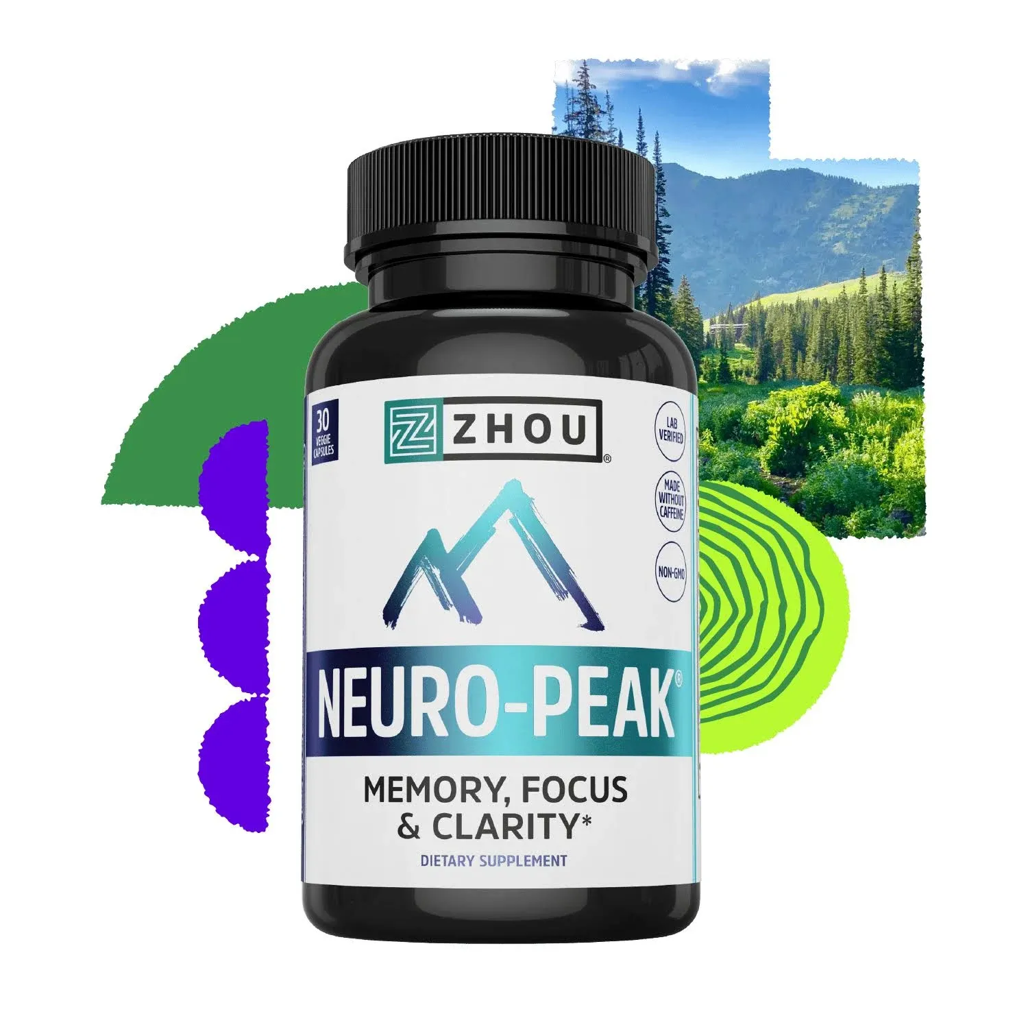 Zhou Nutrition Neuro-Peak Capsules, 30 ct