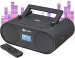 KLIM  Boombox B4 CD Player Portable Audio System - Black - Premium