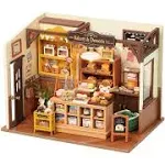 DIY Miniature Doll House Kit - Becka&#039;s Bakery with LED for Adults &amp; Teens