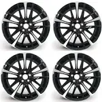 19" 19x8 SET OF 4 Alloy Wheels For TOYOTA CAMRY 2018-2021 Machined Black OEM Quality Replacement Rim