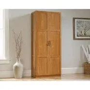 Sauder Highland Oak Storage Cabinet