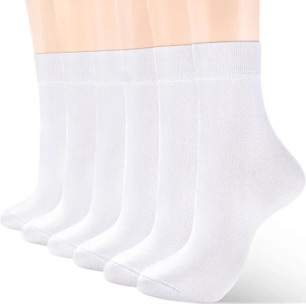 Women's Thin Cotton Bootie Socks (6-Pairs)