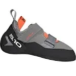 Five Ten Women's Kirigami Climbing Shoe - 6 - Dove Grey / Black / Solar Red