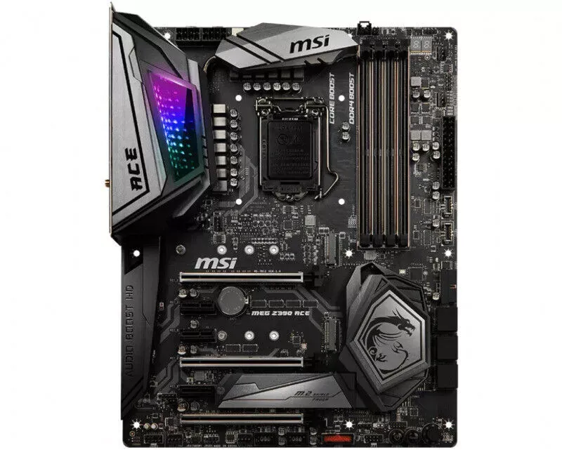 MSI MEG Z390 ACE Motherboard Intel Z390 DDR4 LGA1151 ATX For intel Core I5 i7 i9