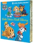 Paw Patrol Little Golden Book Library (Paw Patrol): Itty-Bitty Kitty Rescue; Puppy Birthday!; Pirate Pups; All-Star Pups!; Jurassic Bark! [Book]