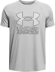 Under Armour Boys' Tech Hybrid Printed Fill Short-Sleeve T-Shirt