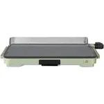 Beautiful Extra Large Griddle, Sage Green by Drew Barrymore 12" x 22"