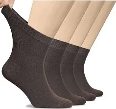 Hugh Ugoli Men&#039;s Cotton Diabetic Ankle Socks, Wide, Thin, Loose Fit and Stretchy