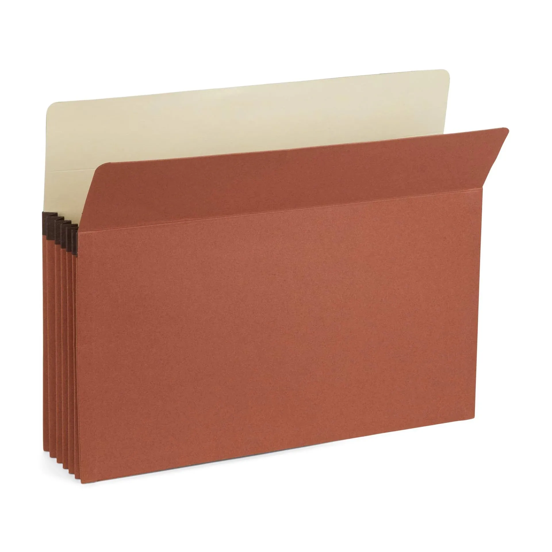 Blue Summit Expanding File Pockets, Letter Size, 5.25” Expansion, Redrope – 1...