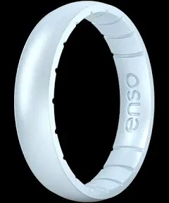 Enso Rings Thin Birthstone Series Silicone Ring - Ruby